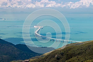 New Hong Kong to Macau bridge and tunnel photo